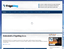 Tablet Screenshot of frigomag.co.rs